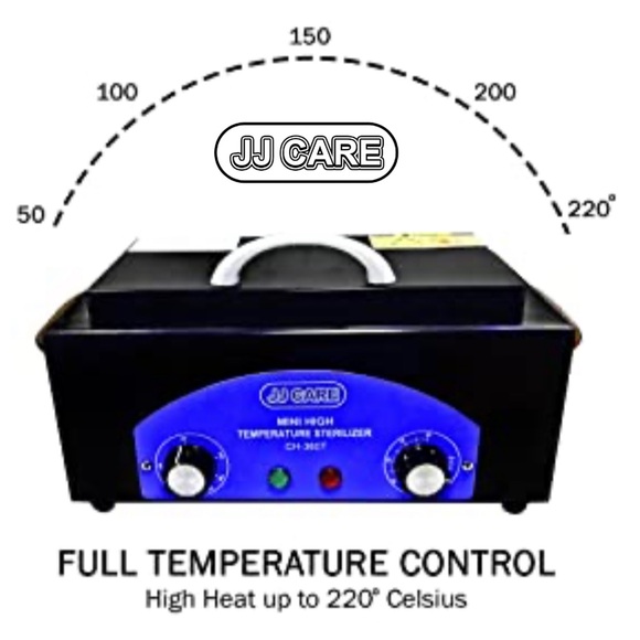 JJ Care Kitchen Jj Care Heat Sterilizer Autoclave Tattoo Nails Spa